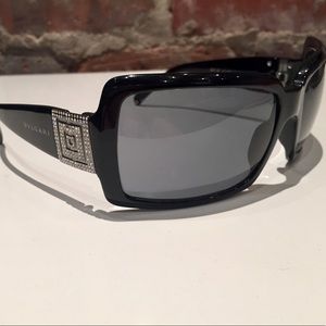 Bvlgari sunglasses with Swarovski crystals